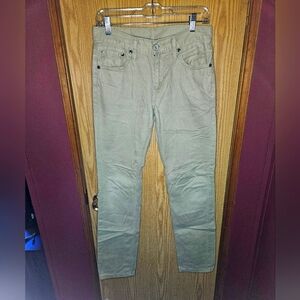 LEVIS 511 Beige Jeans W29 L32 100% Cotton